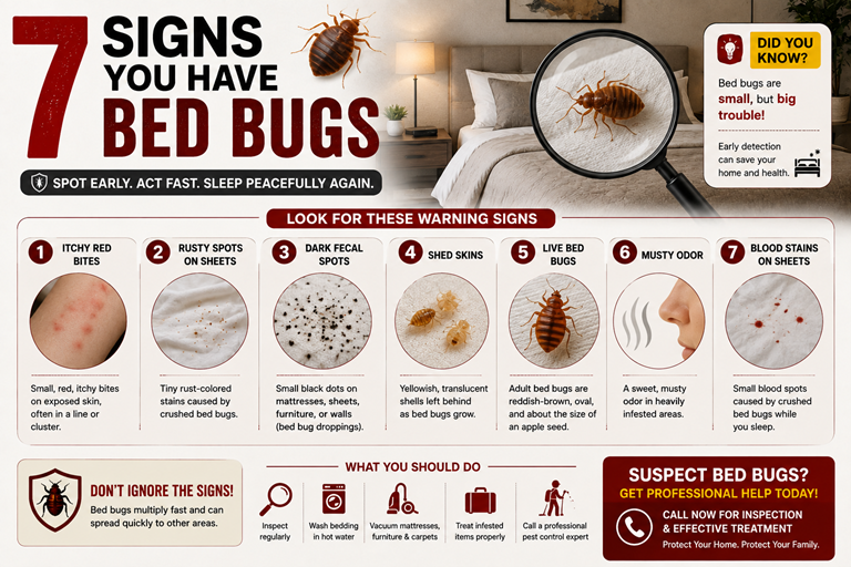 7 Signs You Have Bed Bugs