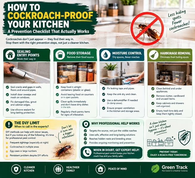 How to Cockroach-Proof Your Kitchen A Prevention Checklist That Actually Works